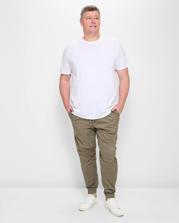 Plus Size Panel Jogger Pants