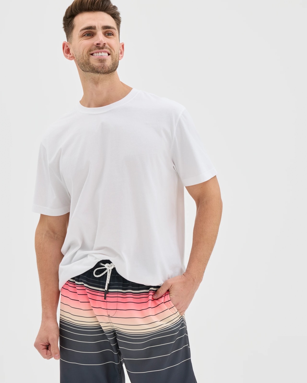 Panelled Swim Boardshorts - Sunset 3 of 5
