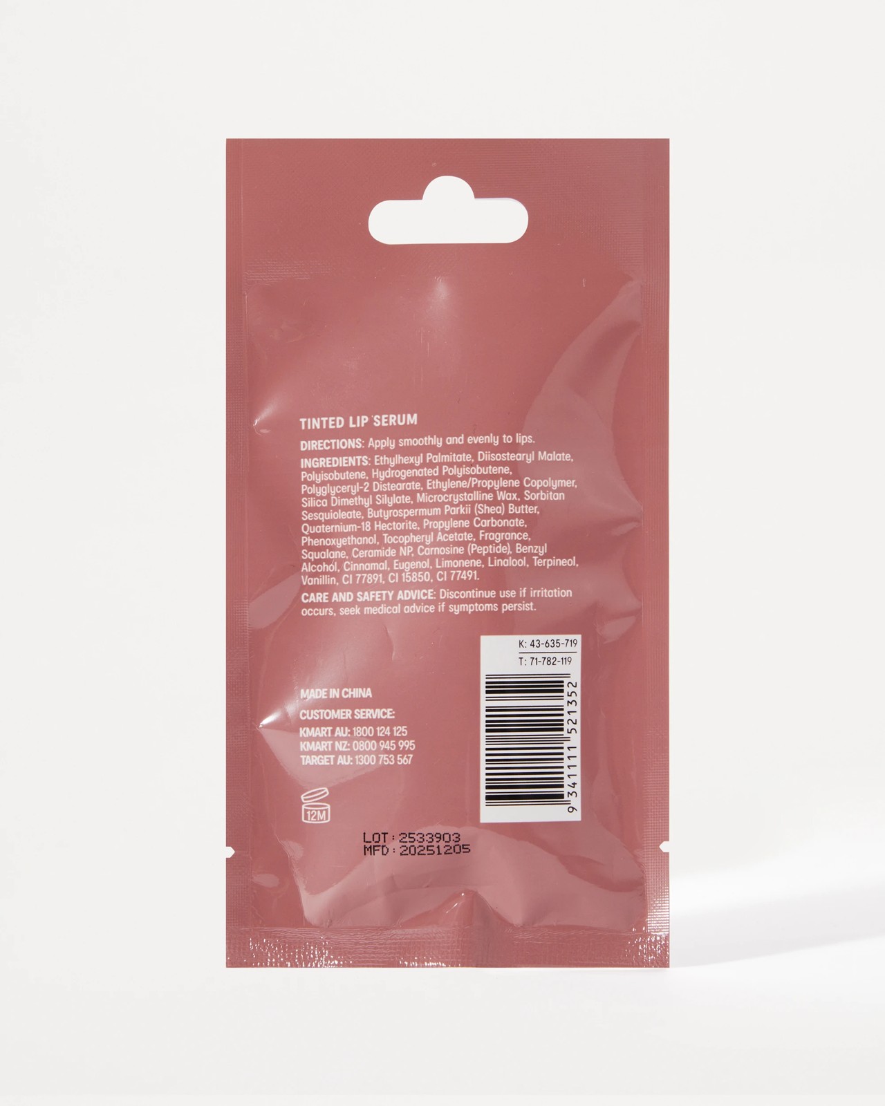 OXX Skincare Lip Care Tinted Lip Serum 15ml - Mauve Blush 5 of 5