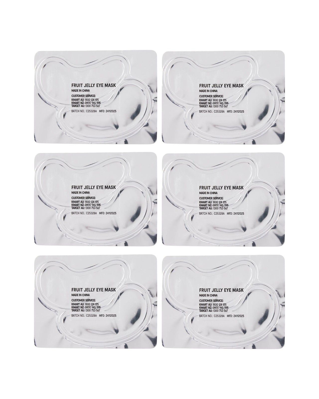 OXX Skincare 12 Piece Fruit Jelly Brightening Eye Mask - Pro Vitamin B5 and Blueberry Extract 3 of 5