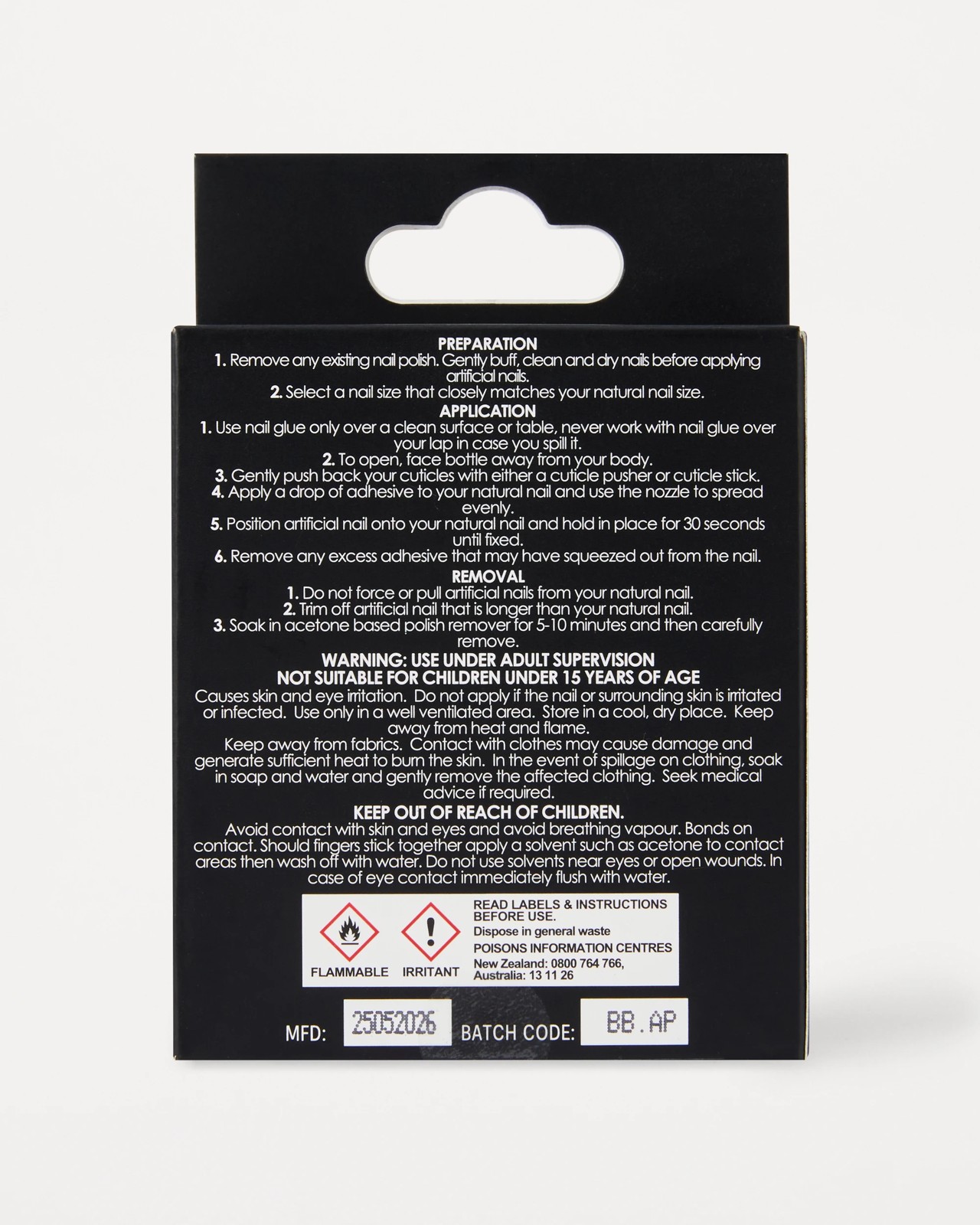 OXX Beauty Pack Artificial Nails with Adhesive - Almond Shape - Hibiscus 4 of 4