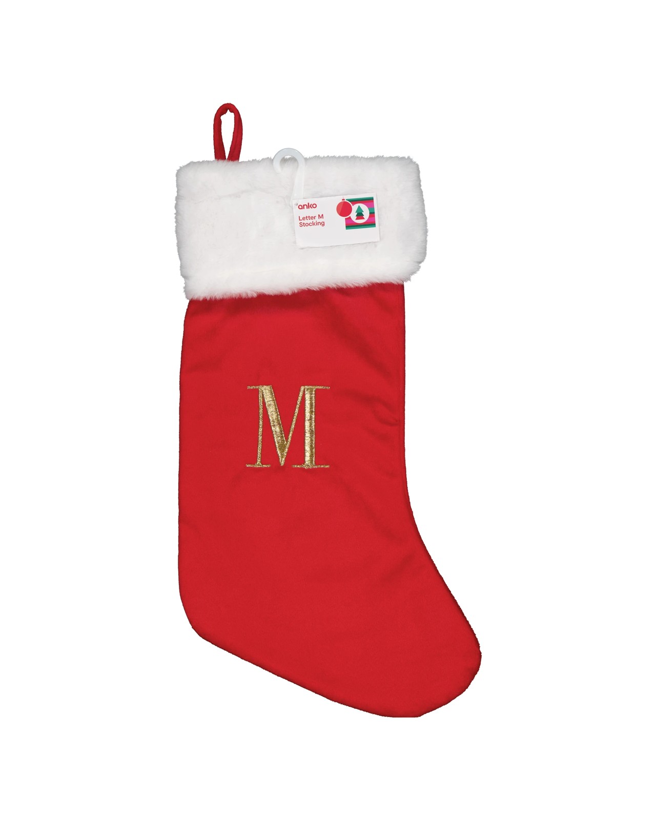 Anko Letter M Stocking 4 of 4