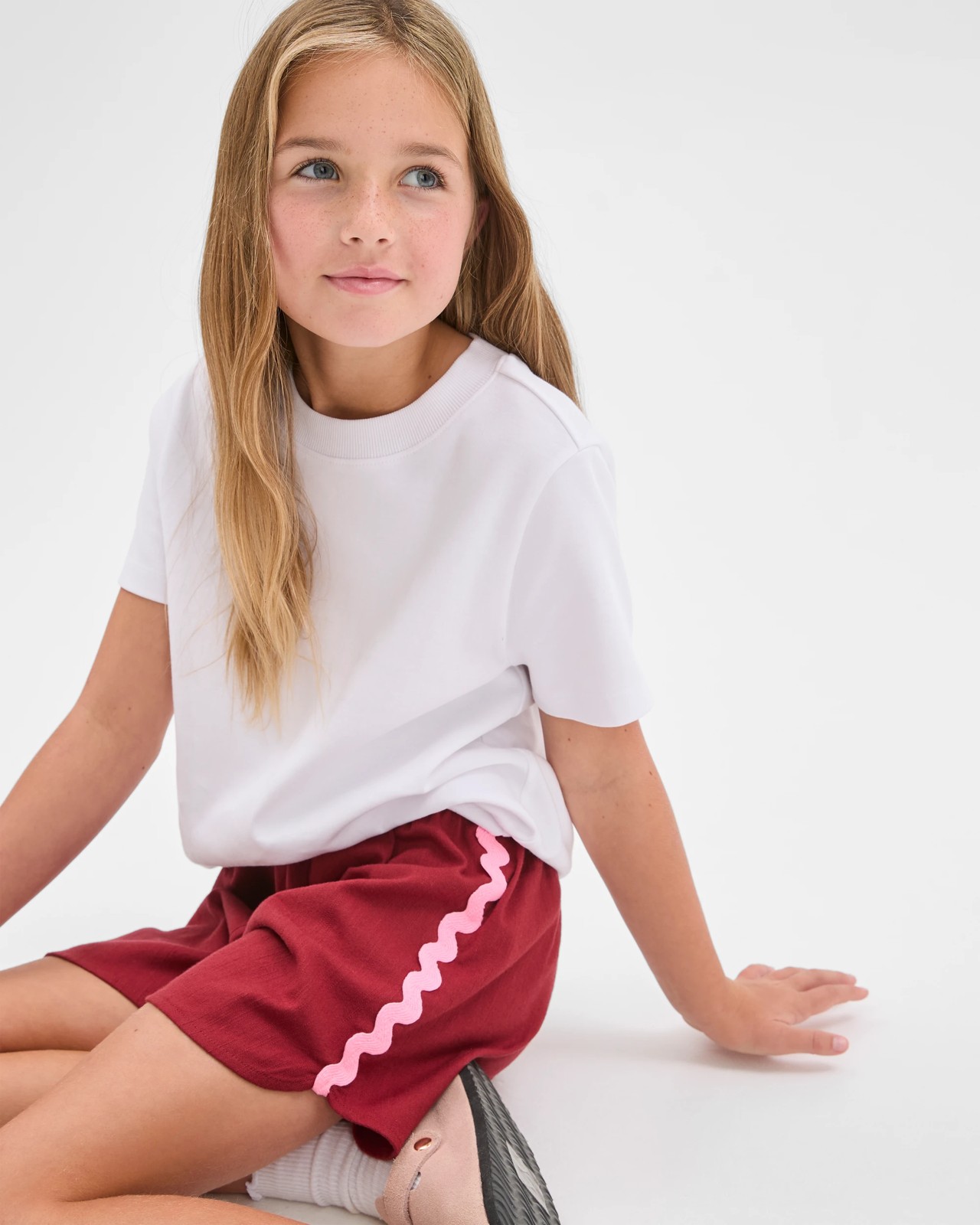 Side Stripe Shorts - Brick/Pink 3 of 6