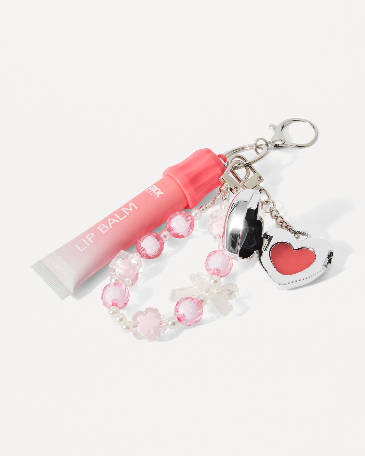 OXX Beauty 2 in 1 Lip Balm and Keychain Duo -  Water Melon Scented 4 of 6