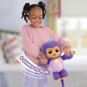 Fingerlings Care ‘n’ Cuddles Interactive Baby Monkey - Sunny