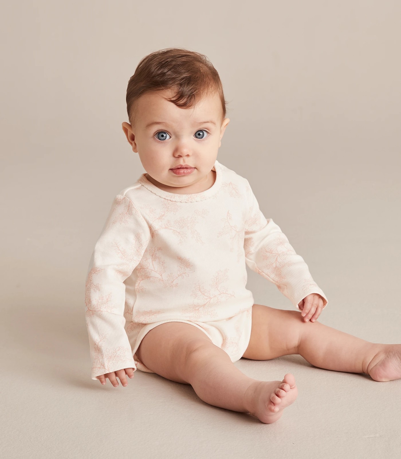 3 Pack Baby Organic Cotton Bodysuits 2 of 5