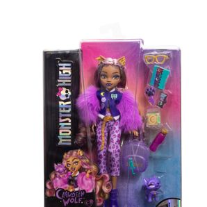 Monster High Clawdeen Wolf Fashion Doll in Furry Skirt and Accessories thumbnail 2