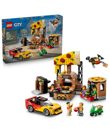 LEGO® City Pizza Delivery Experience with Vehicles 60496