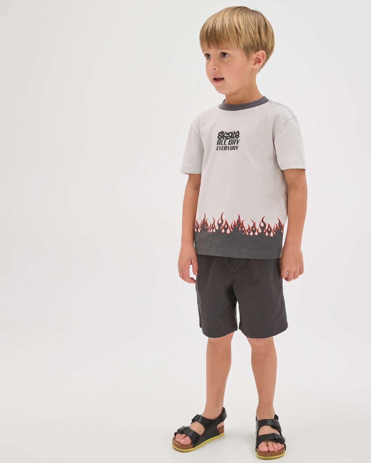 Australian Cotton Short Sleeve T-Shirt - Charcoal 2 of 6