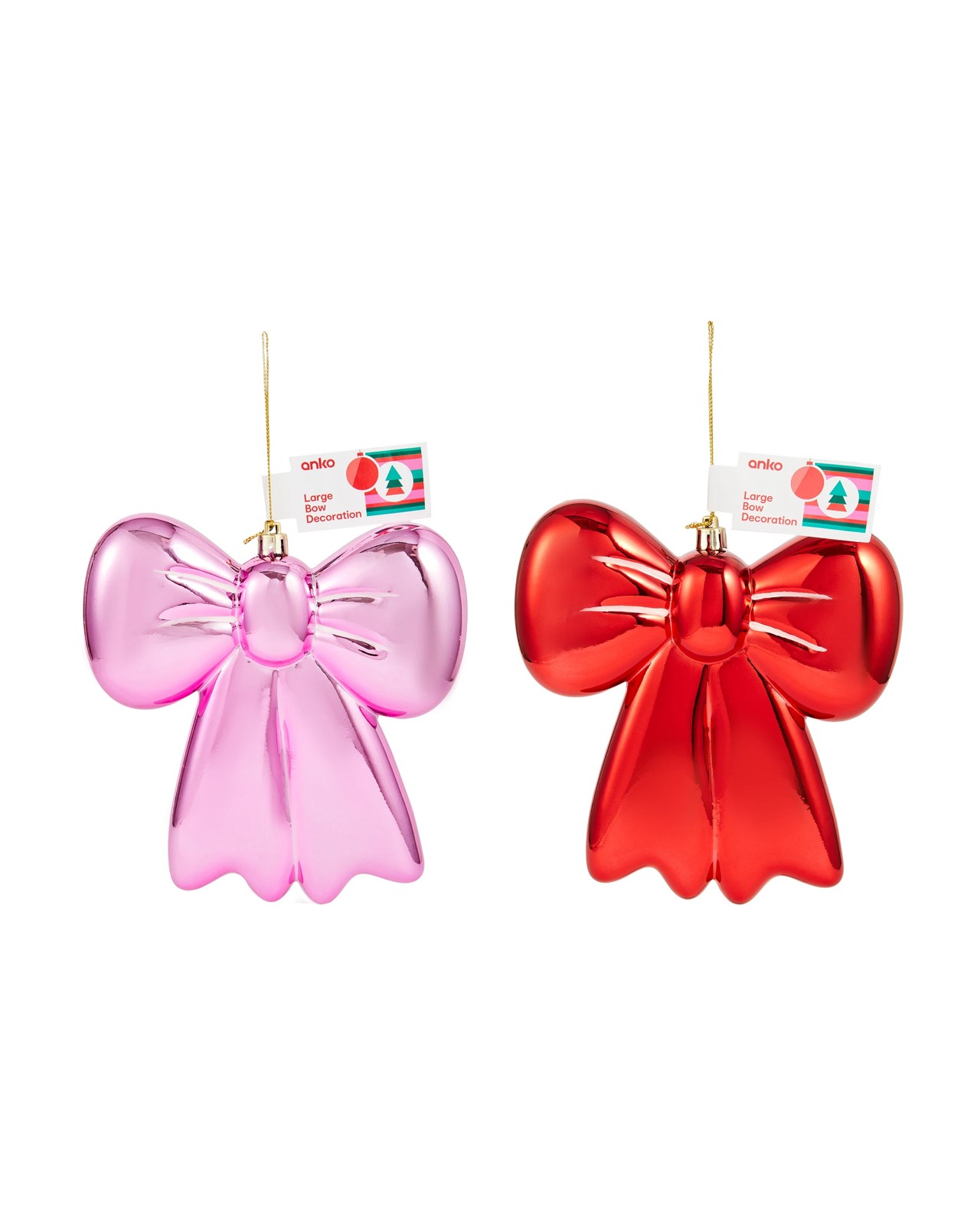 Anko Large Bow Decoration - Assorted 6 of 6