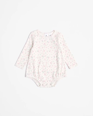 Mother's Day Matching Baby Australian Cotton Pointelle Floral Bodysuit
