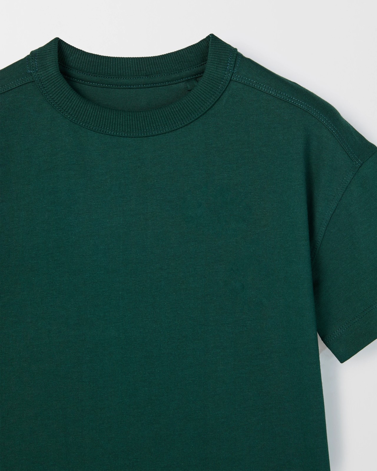Organic Cotton Oversized T-Shirt - Green 2 of 2