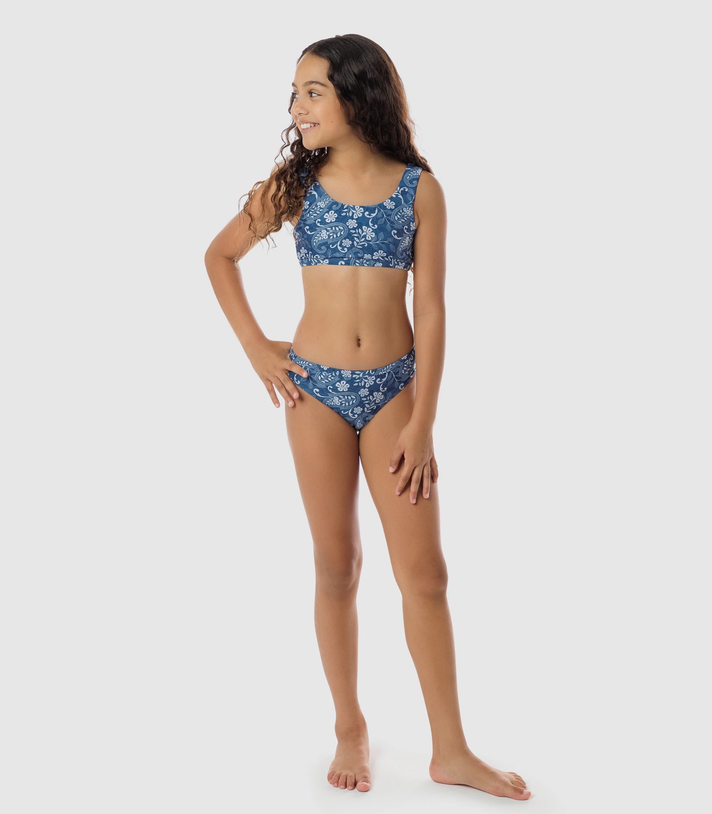 2 Piece Piping Hot Paisley Swim Bikini Set 3 of 5