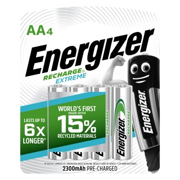 Energizer Recharge AA - 4 Pack