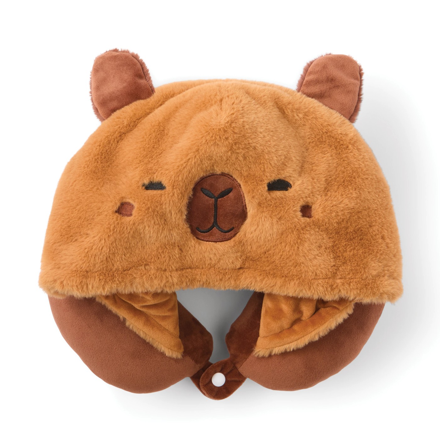 Anko Hooded Travel Pillow - Capybara 4 of 5