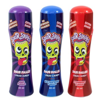 Park Avenue Sour Skulls Sour Roller Liquid Candy