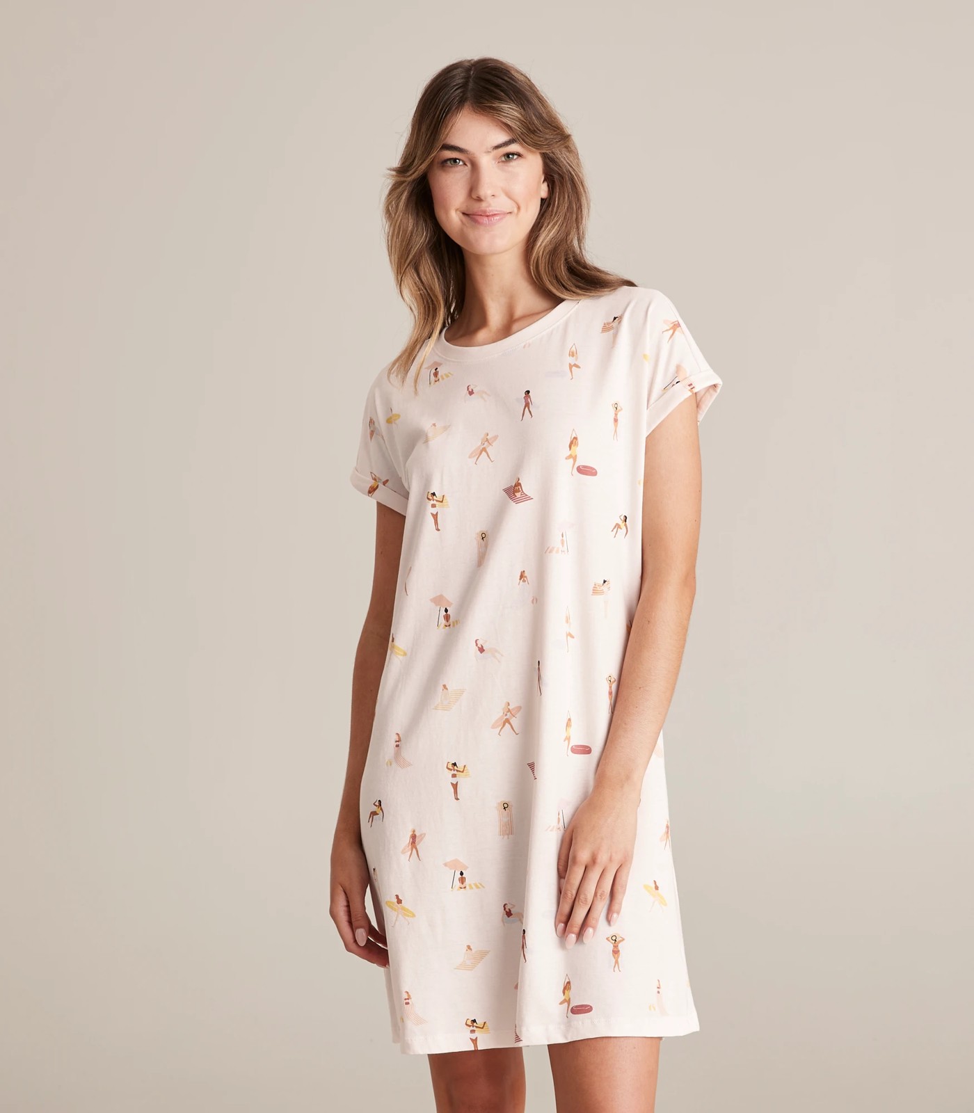 Minimalist modal nightie, Miiyu, Women's Nighties, Sleep Tees, and  Nightshirts Online