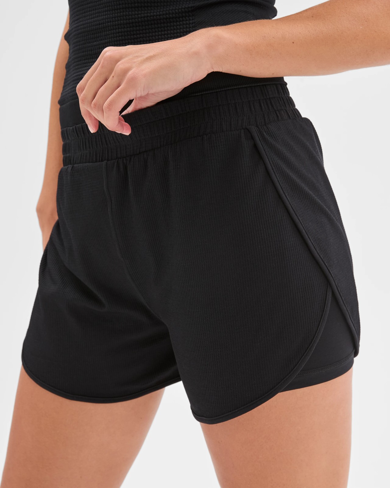 Active Seamfree Sports Shorts - Black 5 of 6