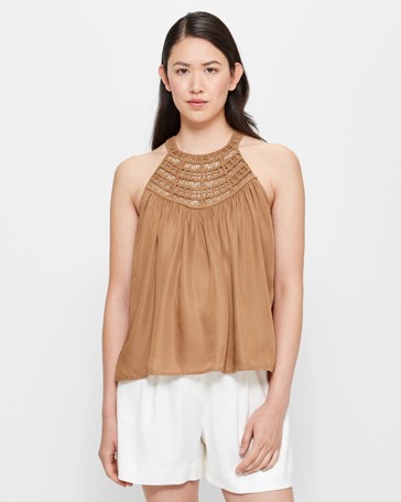 Crochet Detail Tank Top - Preview