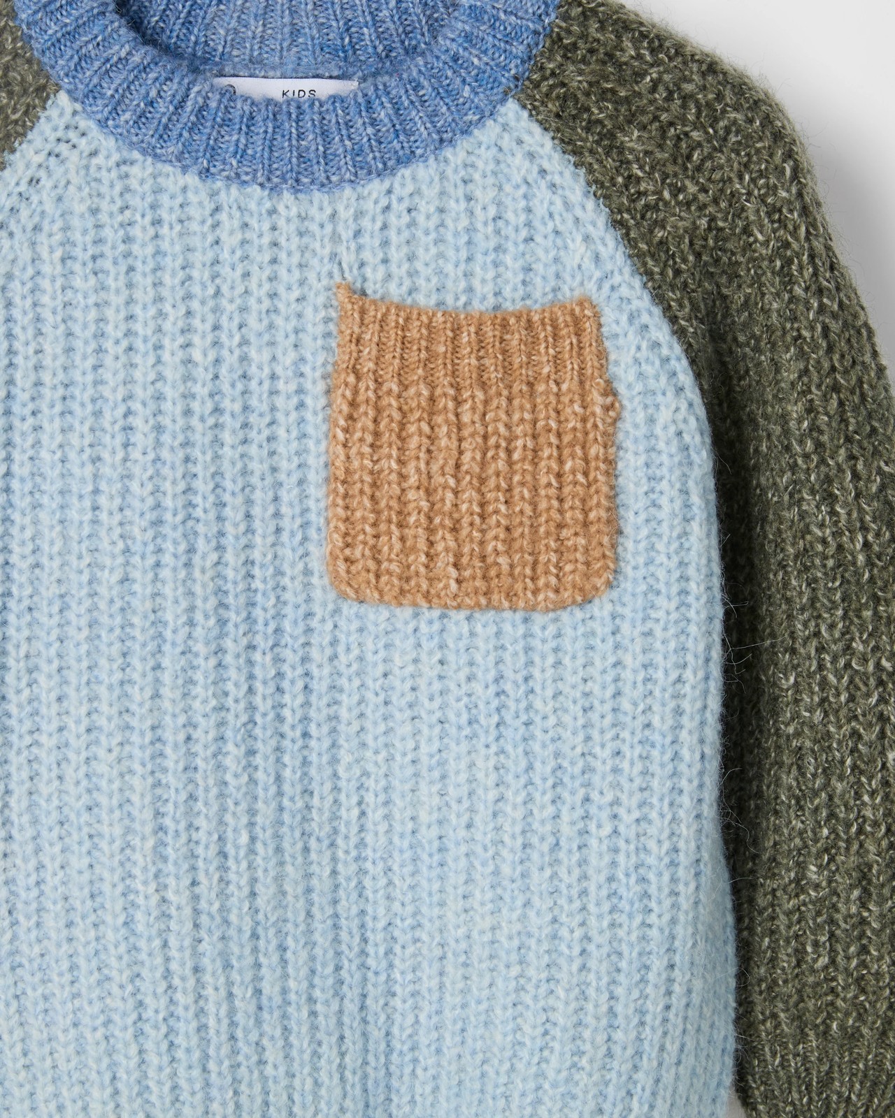 Colour Block Long Sleeve Knit Top 2 of 2