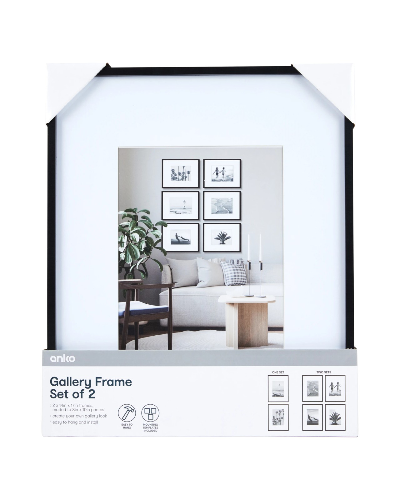 Anko Set of 2 Gallery Frame - Black 5 of 6