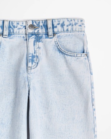 Wide Leg Denim Jeans