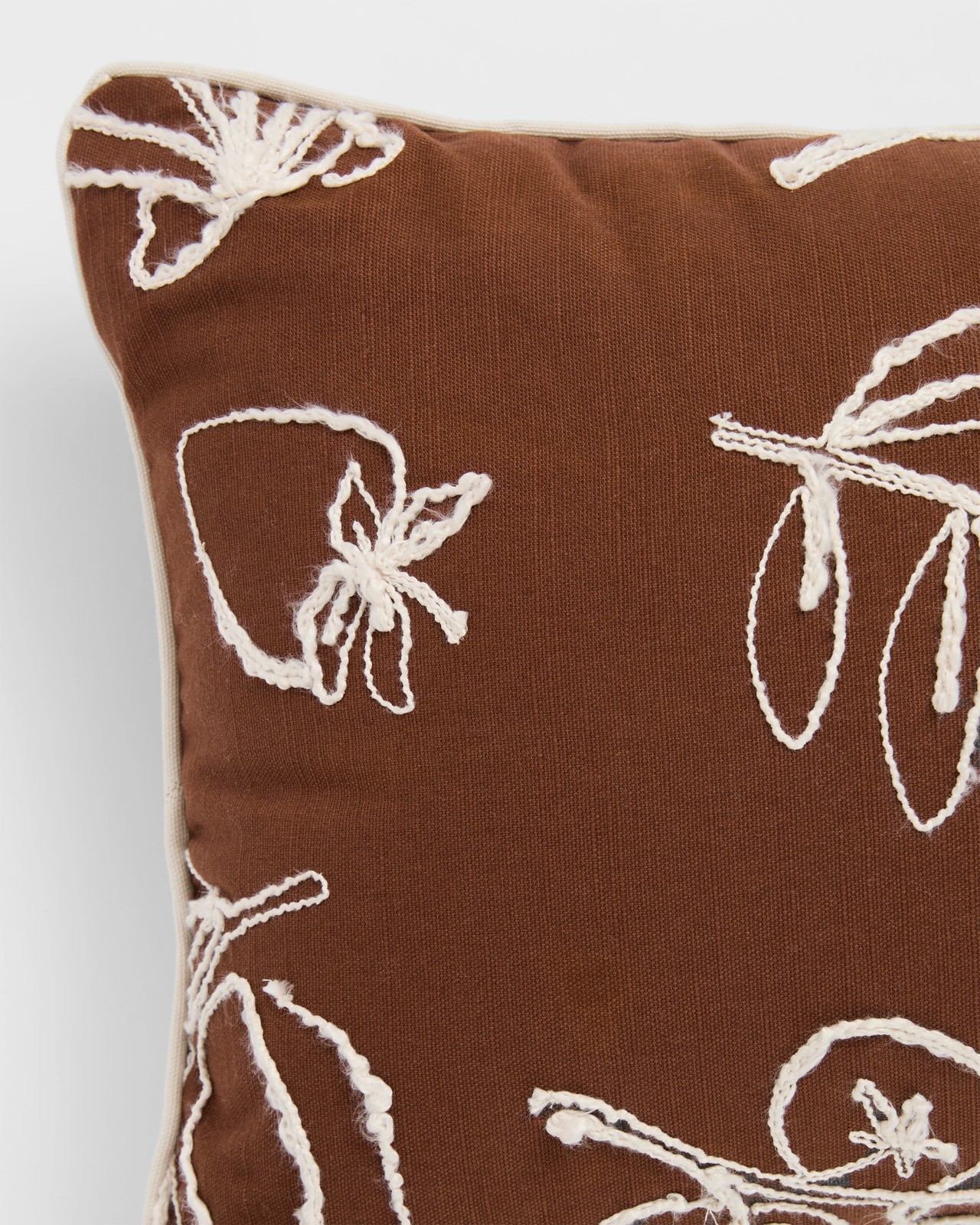 Lunar Cotton Textured Breakfast Cushion - Tiramisu 2 of 2