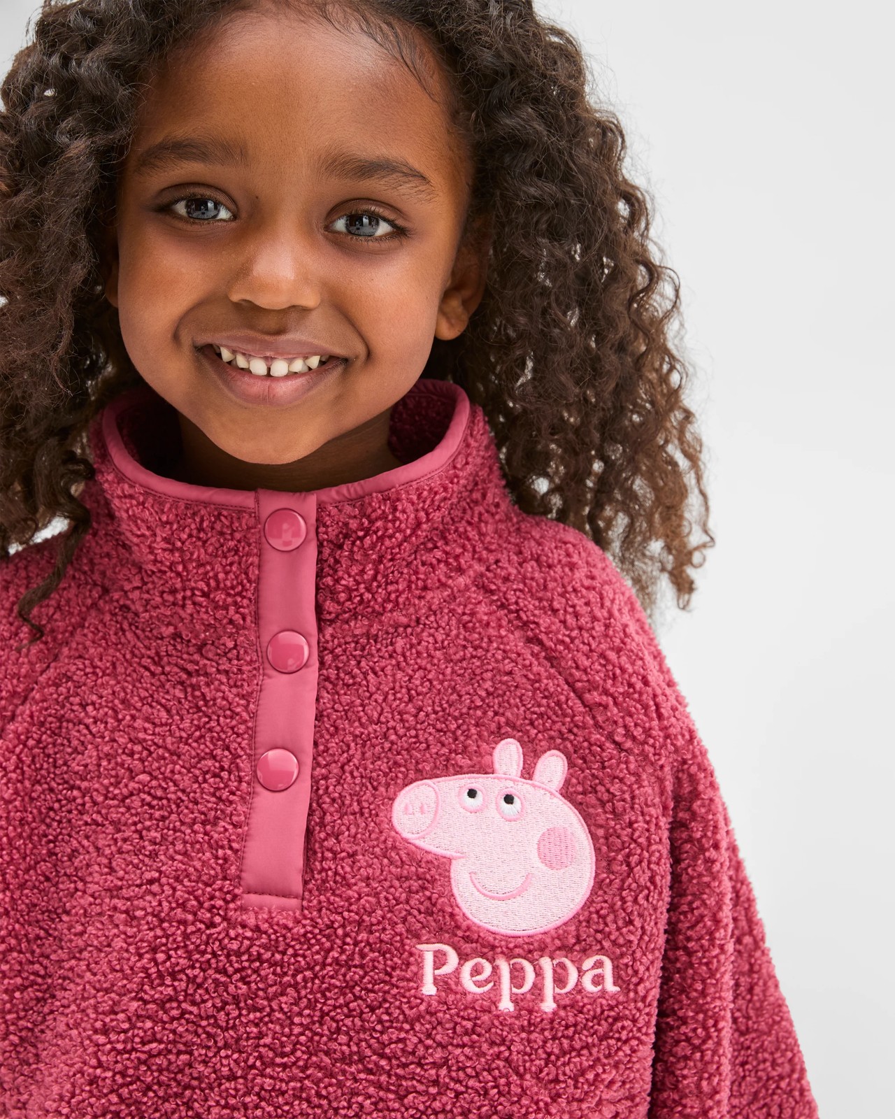 Peppa Pig Teddy Fleece Embroidered Jacket 3 of 6