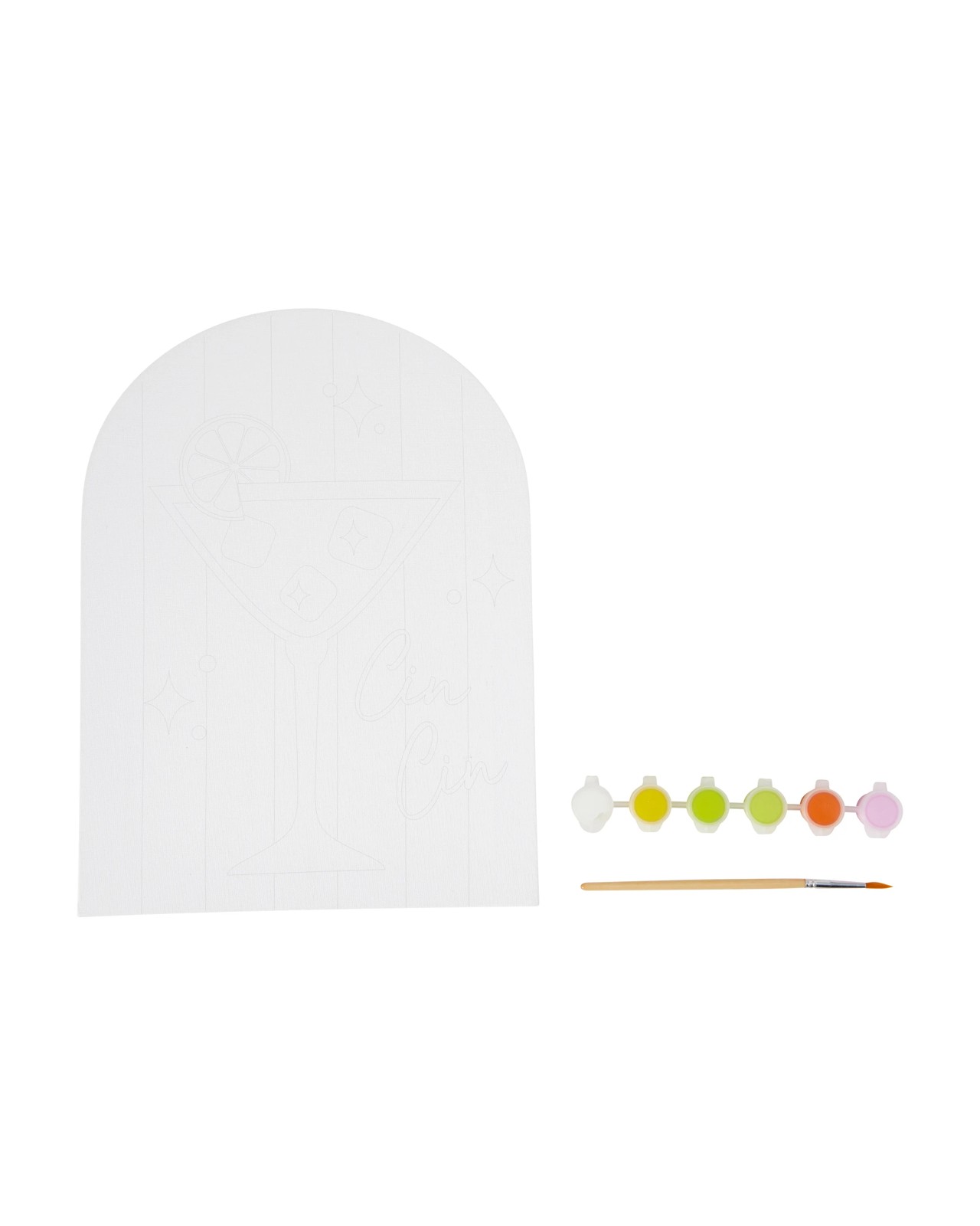 Anko Paint Your Own Canvas Art Kit - Mocktail 2 of 4