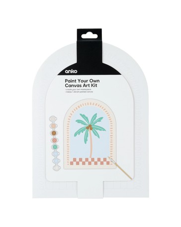 Anko Paint Your Own Canvas Art Kit - Palm