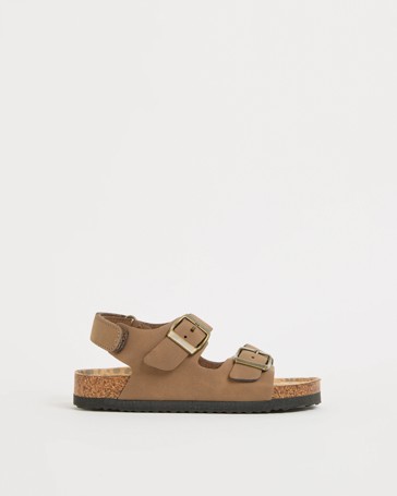 Baby First Walker/Junior Buckle Moulded Cork Sandals