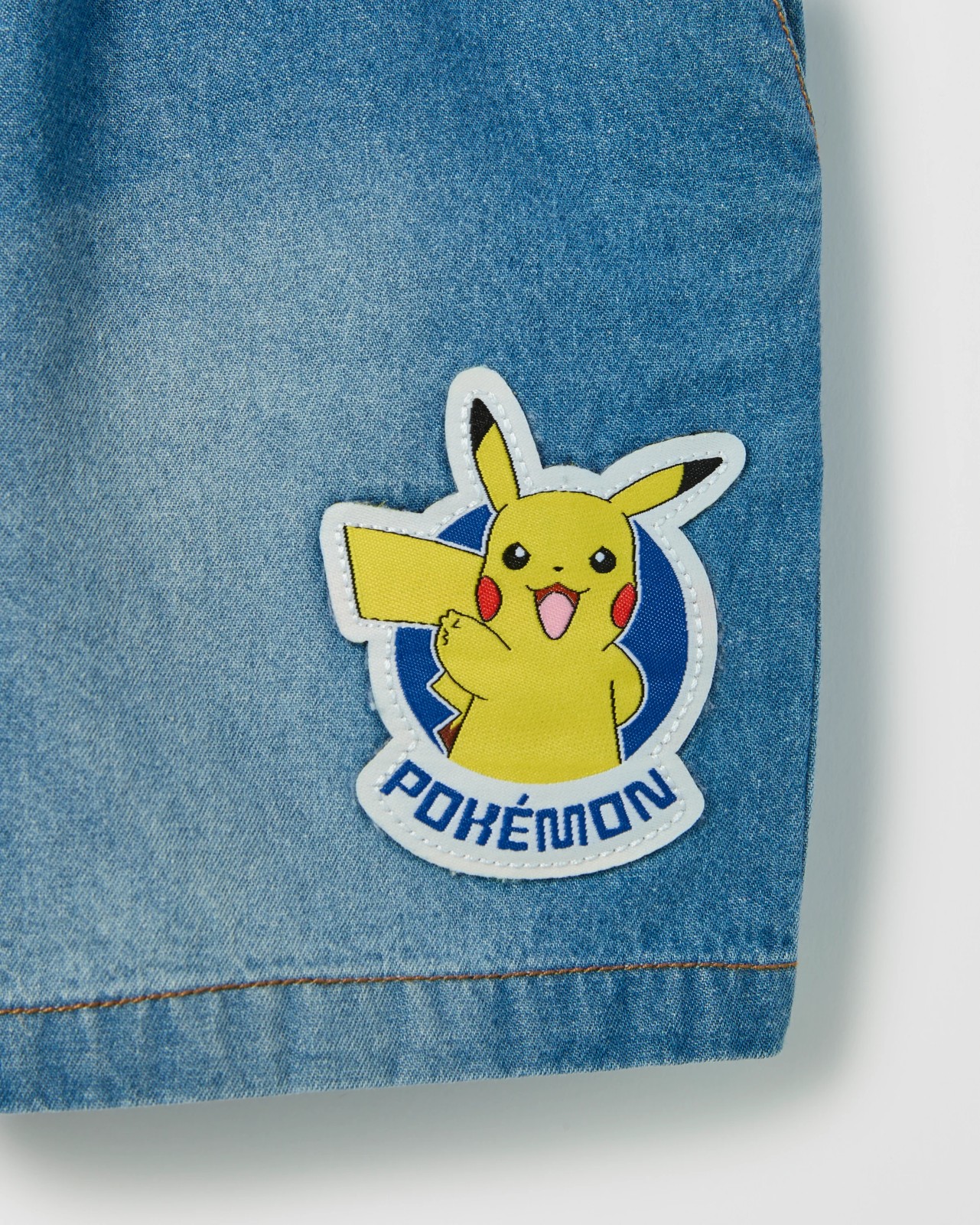 Pokemon Australian Cotton Chambray Shorts 3 of 3