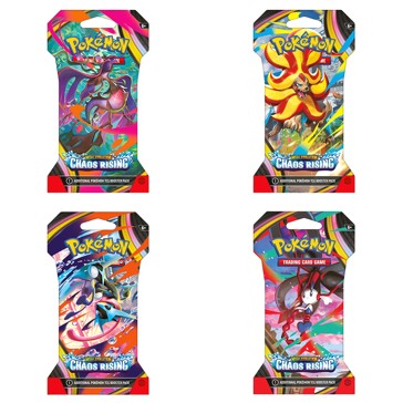 Pre-Order Pokemon TCG: Mega Evolution—Chaos Rising Sleeved Booster - Assorted