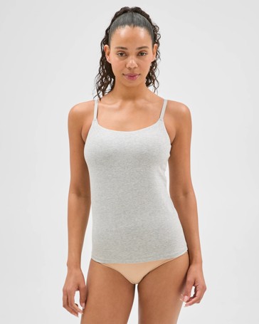 Australian Cotton Blend Shelf Bra Cami