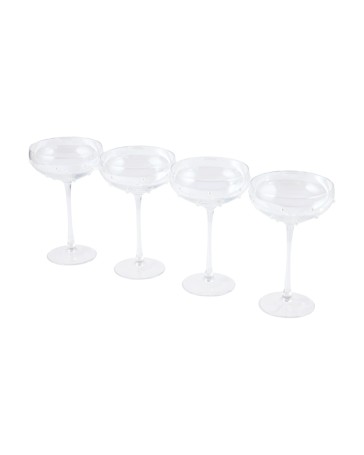 Anko 4 Pearl Cocktail Coupe Glasses