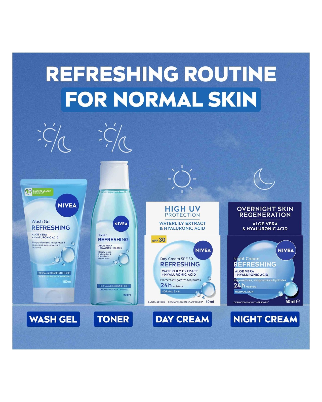 Nivea Refreshing Wash Gel 150ml - Hydramine and Vitamin E 5 of 5