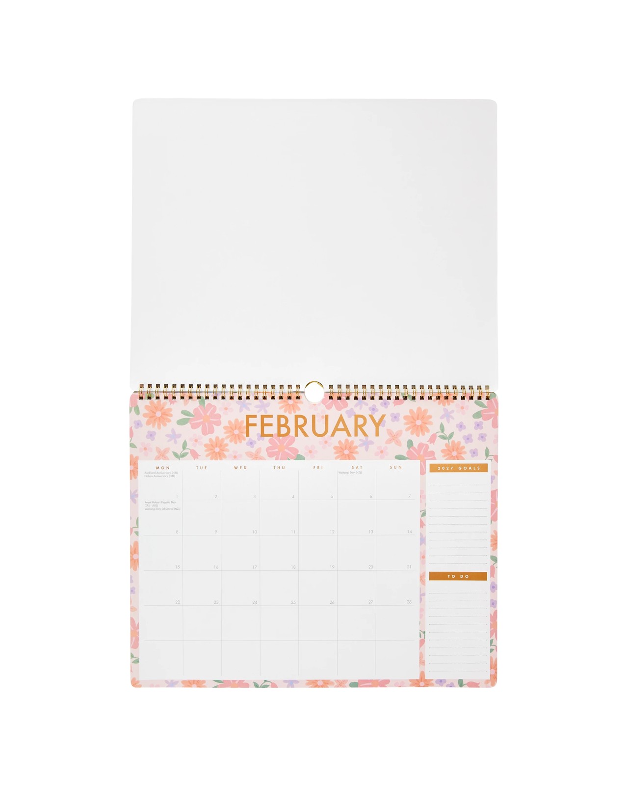 Anko 2027 Wall Flower Calendar 3 of 5
