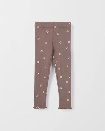 Australian Cotton Rib Print Leggings