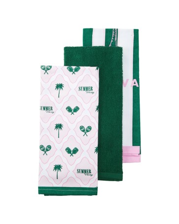Anko 3 Pack Summer Vacay Tea Towels