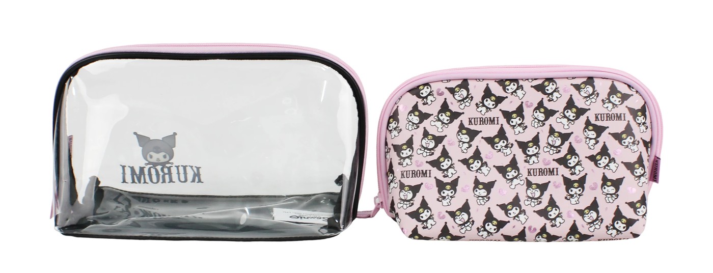 2 Pack Sanrio Hello Kitty Halloween Cosmetic Bag - Kuromi 6 of 6