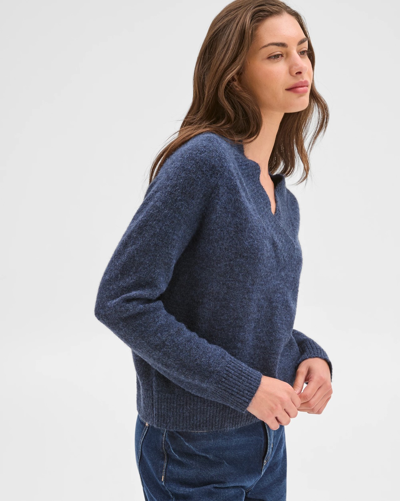 Petites Long Sleeve Lofty Sweater 3 of 6