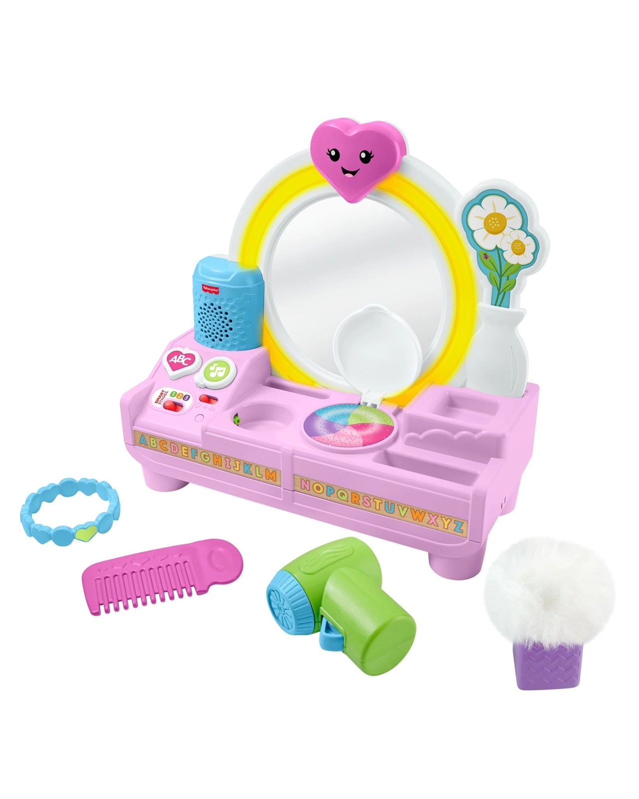 Fisher-Price Laugh & Learn Let’s Get Ready Vanity Musical Playset for Baby & Toddler 5 of 5