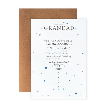 Connections from Hallmark Birthday Card For Grandad - Total Superstar