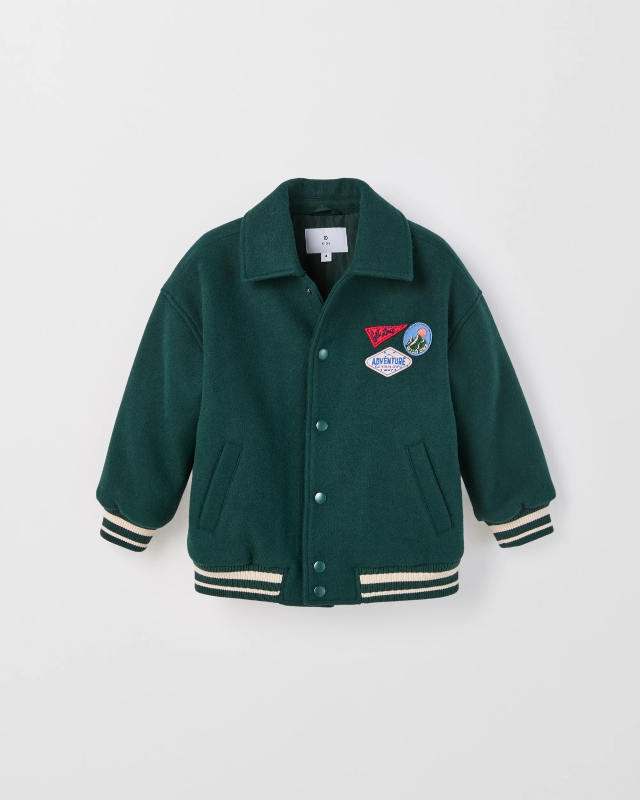 Long Sleeve Varsity Bomber Jacket 6 of 6