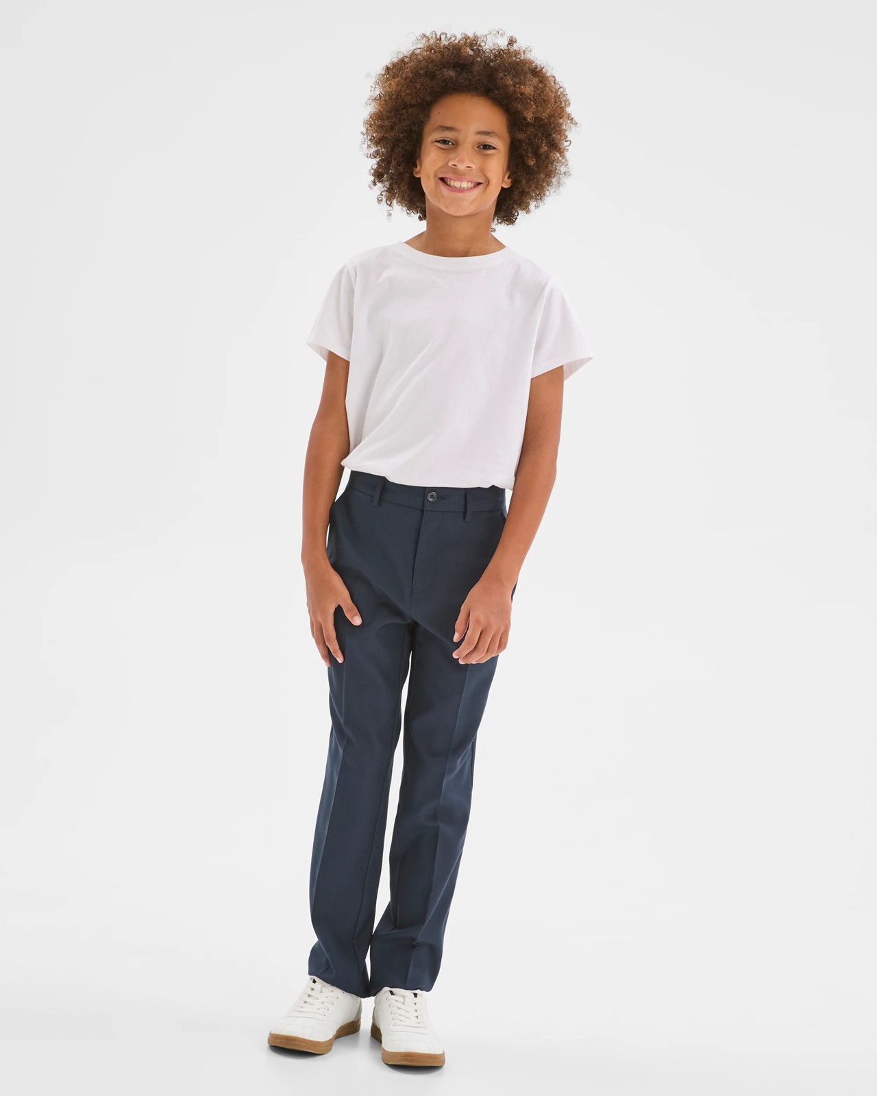 Tailored Full Length Suiting Pants - Blue 4 of 5