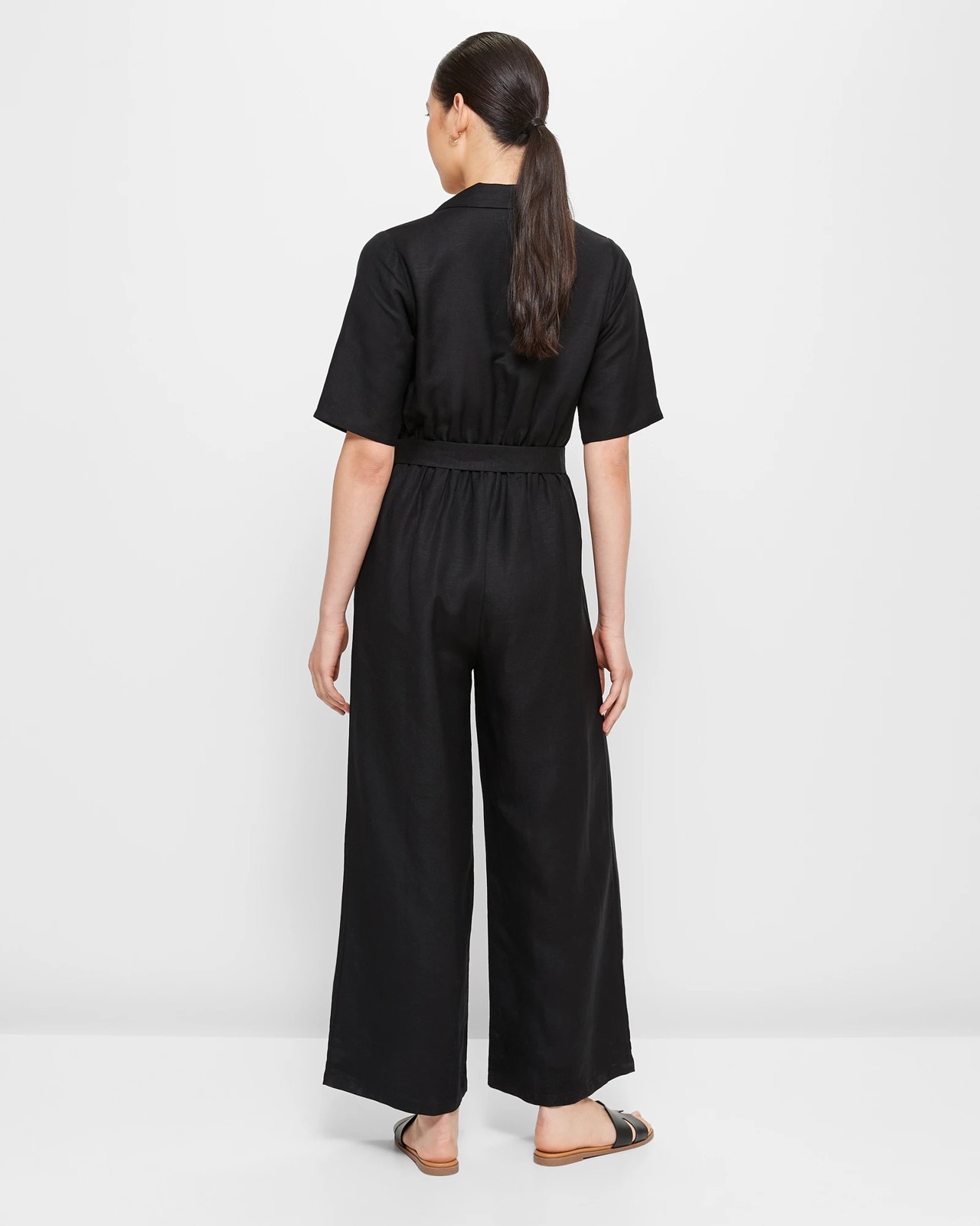 Linen Blend Jumpsuit Preview Target Australia