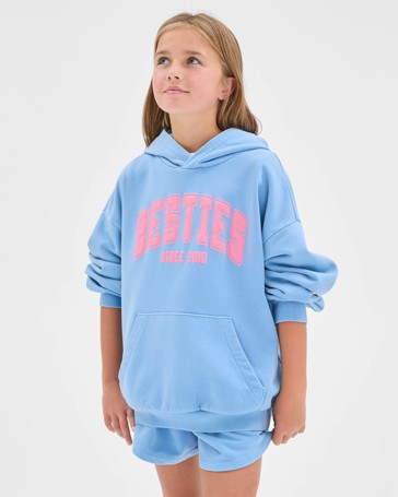 Australian Cotton Blend Fashion Washed Hooded Jumper