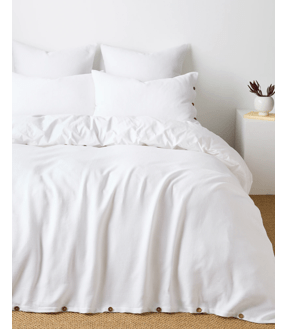 Nico Mini Waffle Australian Cotton Quilt Cover Set