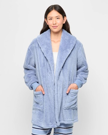 Sherpa Cardigan Sleep Robe