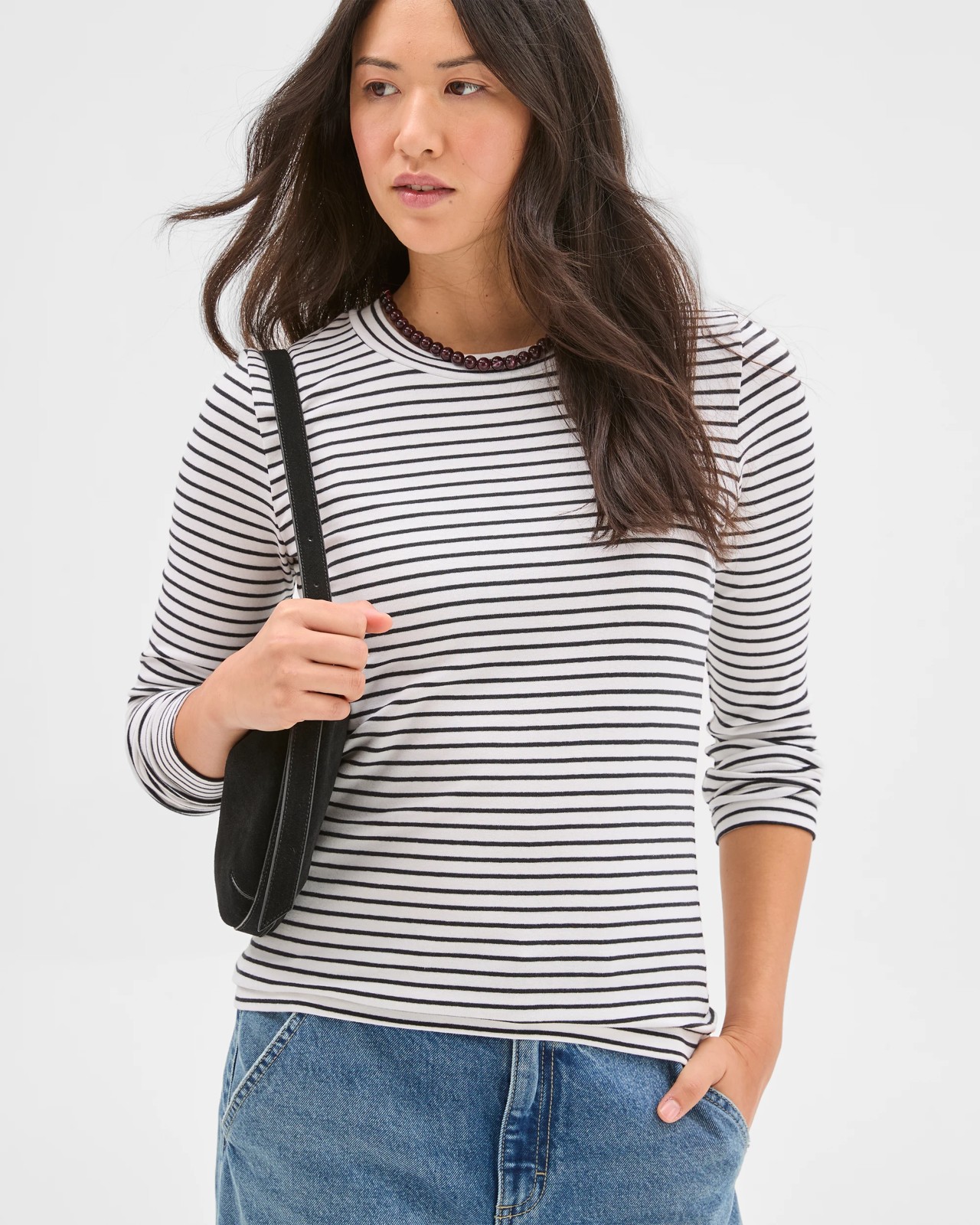 Soft Touch Long Sleeve Striped T-Shirt 5 of 6